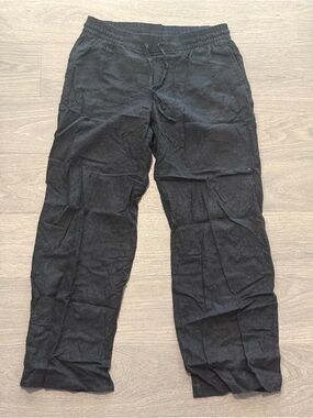 Old Navy Black Linen Pants size Small